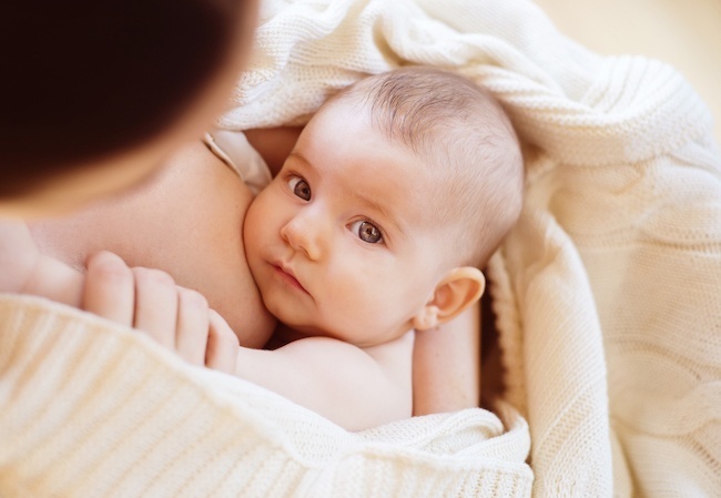 Mom Breastfeeding Baby