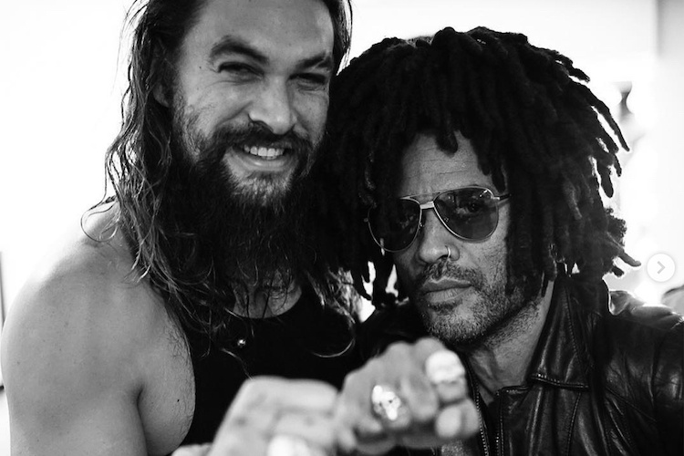 Lenny Kravitz on Co-Parenting With Jason Momoa