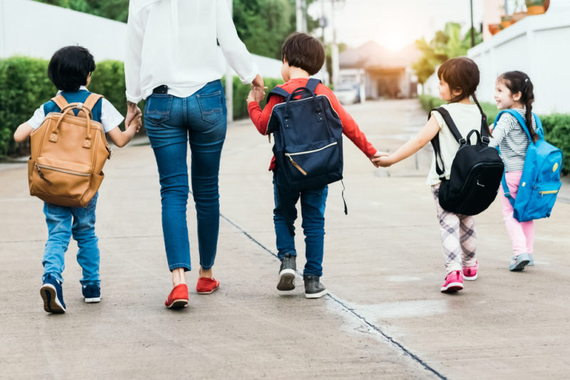 Moms with Four or More Kids Less Stressed than Others