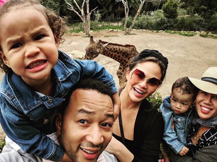 Chrissy Teigen John Legend Luna Miles Milestones