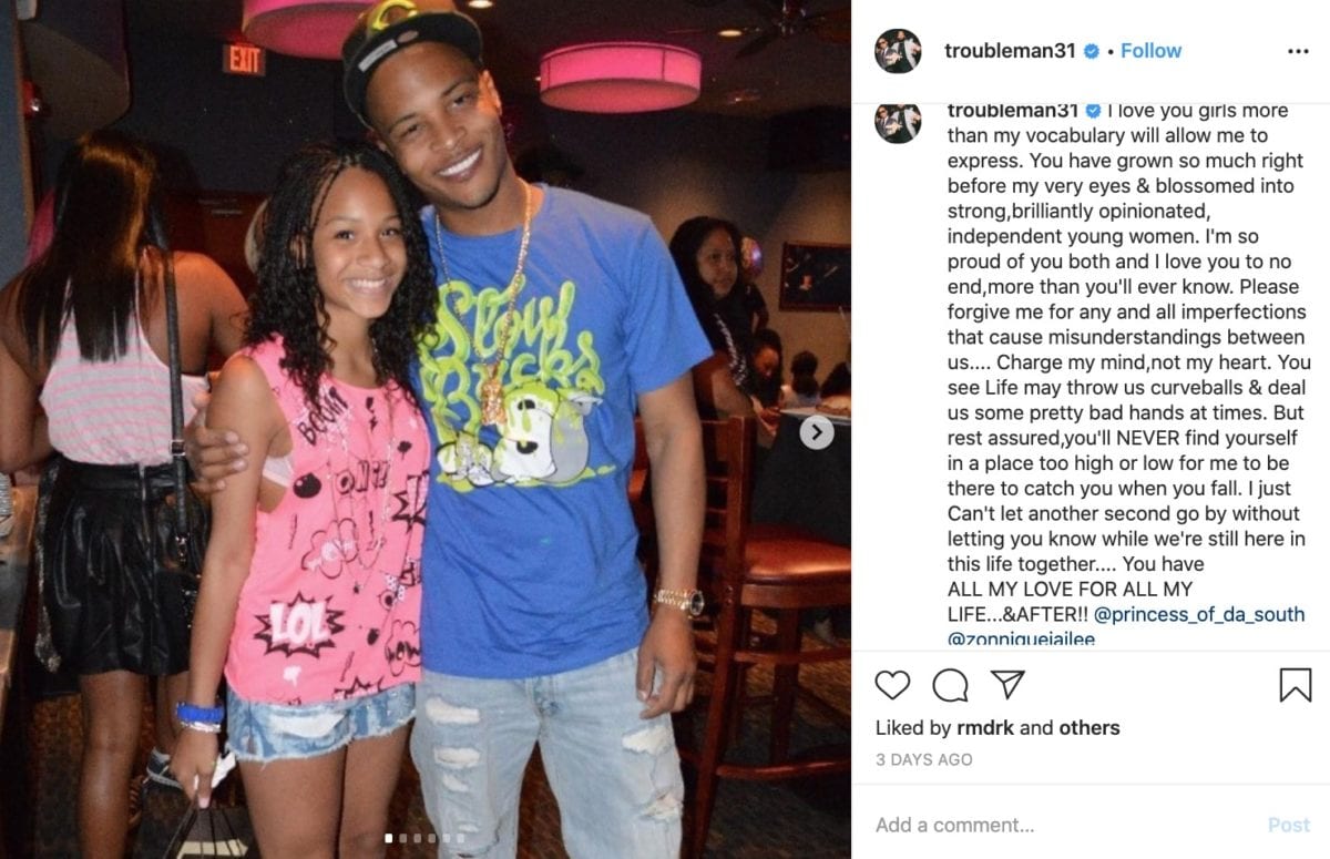 T.I. Apologizes to Daughters in Wake of Kobe Bryant Tragedy