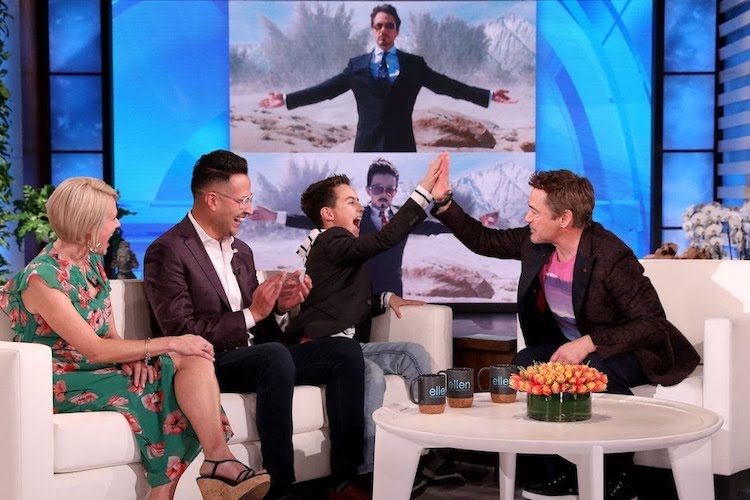 A 10-Year-Old Boy with Autism Became Verbal Thanks to 'Iron Man.' Then He Got to Meet Robert Downey, Jr.