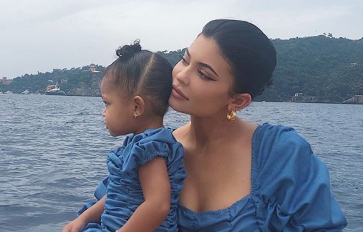 Kylie Jenner Posted a Photo of Her Daughter Stormi Wearing Custom Gold Hoops and Then Got Mom-Shamed For It