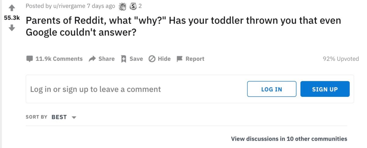 Parents of Reddit Share Toughest Questions Kids Asked Them