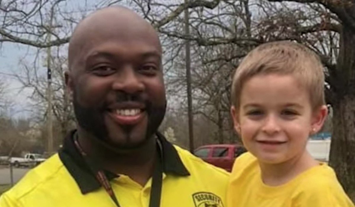 Five-Year-Old Goes Viral For Dressing Up Like His School Security Guard Because He's His Favorite Person