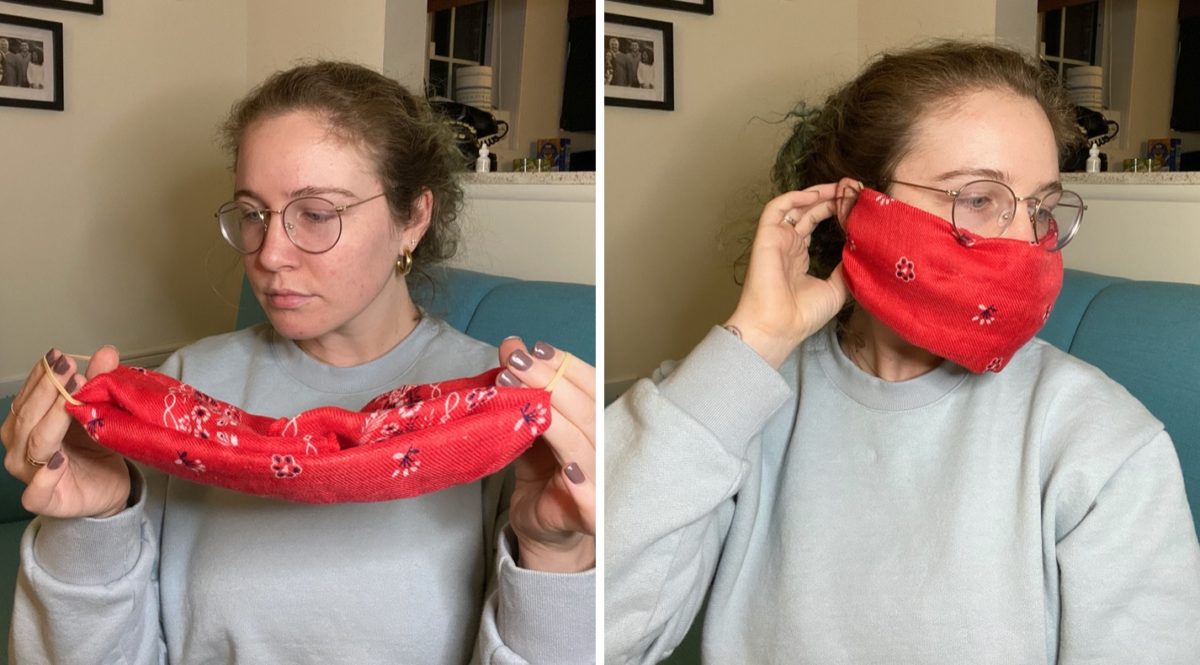 The CDC Recommends Everyone Wear Cloth Masks in Public, So Here's How to Make One Without Needing a Needle and Thread