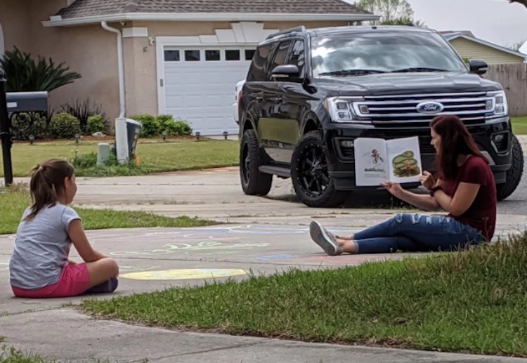 Teacher Reads to 'Sad' Student