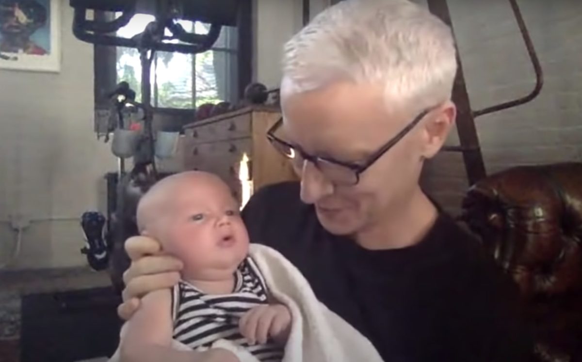 Andy Cohen and Anderson Cooper Introduce Their Sons Virtually