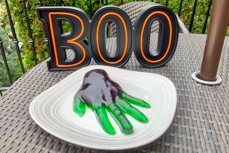 Giant Gummy Recipe Massive Halloween Hand Gummy Treat