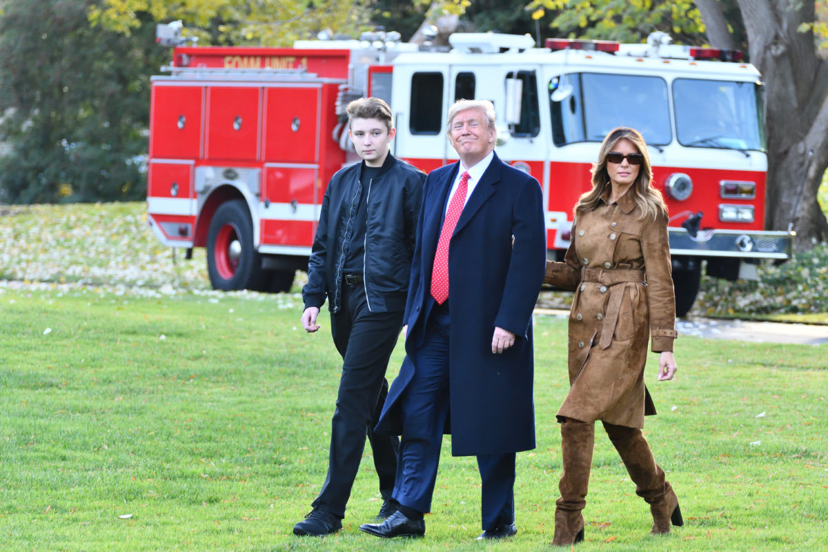 First Lady Melania Trump Reveals Her Son Barron Trump Had Also Tested Positive for COVID-19, But Showed No Symptoms