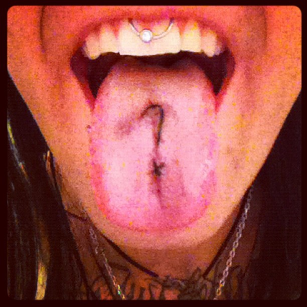 25 Real Tongue Tattoos That We Don't Have a Taste For