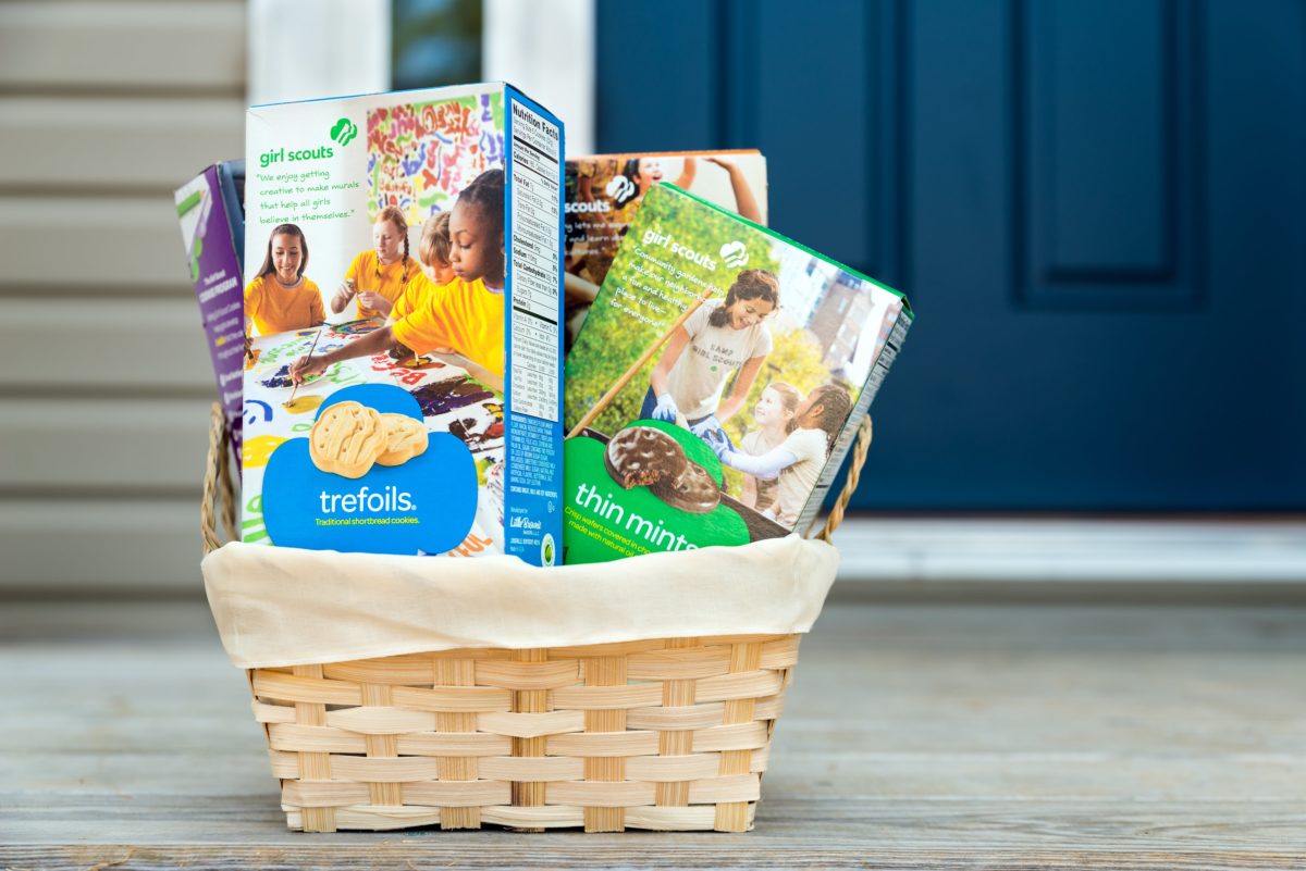 Girl Scout Pitches Cookies To Neighbors By Doorbell Camera