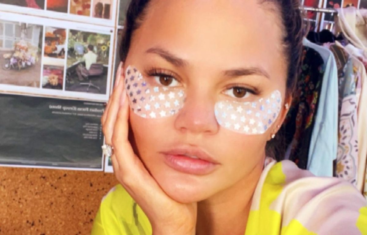 Chrissy Teigen Posted a Photo of Herself Wearing These Eye Masks, Now Everyone Wants Them