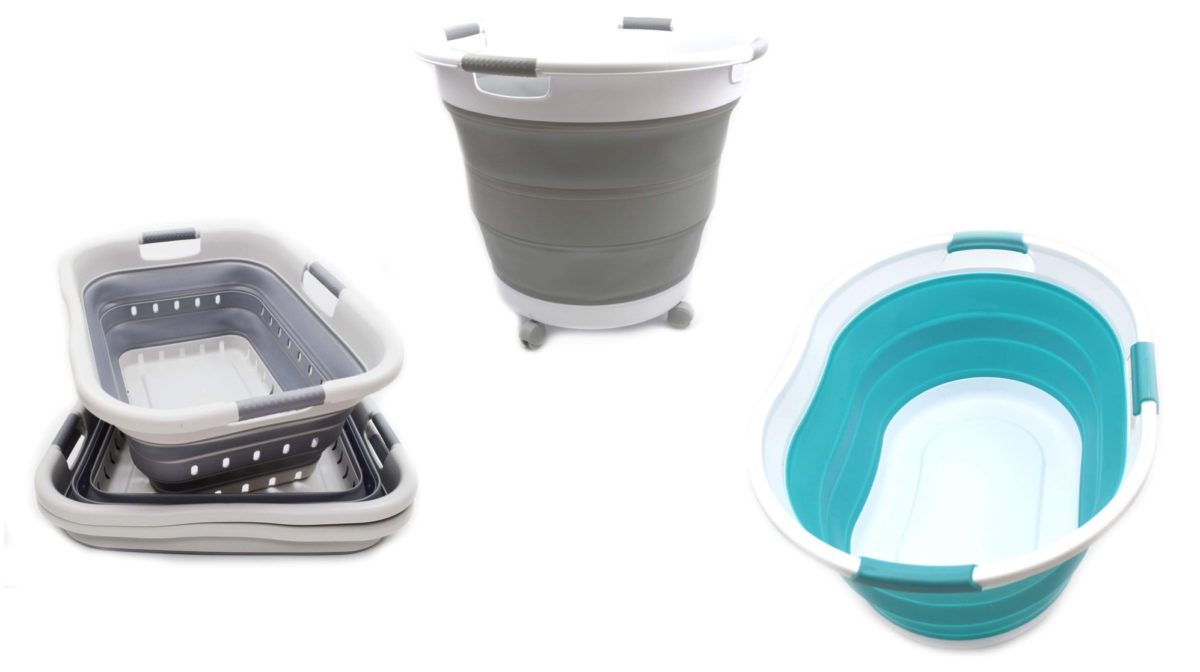 People Are Obsessed Over These Collapsable Laundry Baskets, Now You Can Obsess Over Them Too