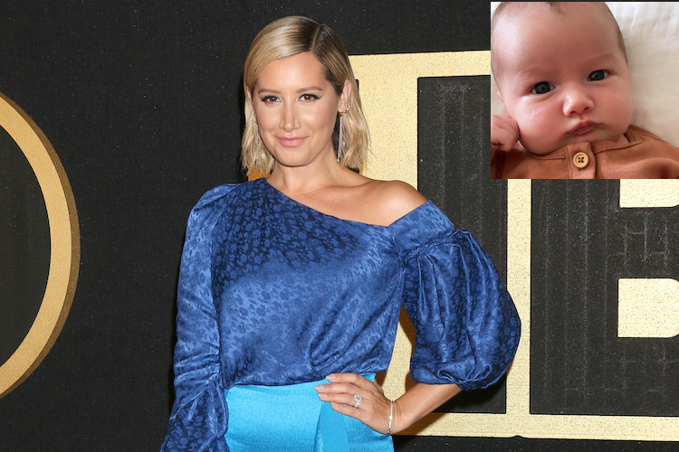 Ashley Tisdale Reveals Her New Baby Girl's Adorable Face