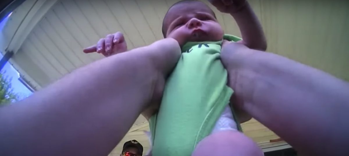 Brand New Police Officer Saves Newborn From Choking In Body Cam Footage