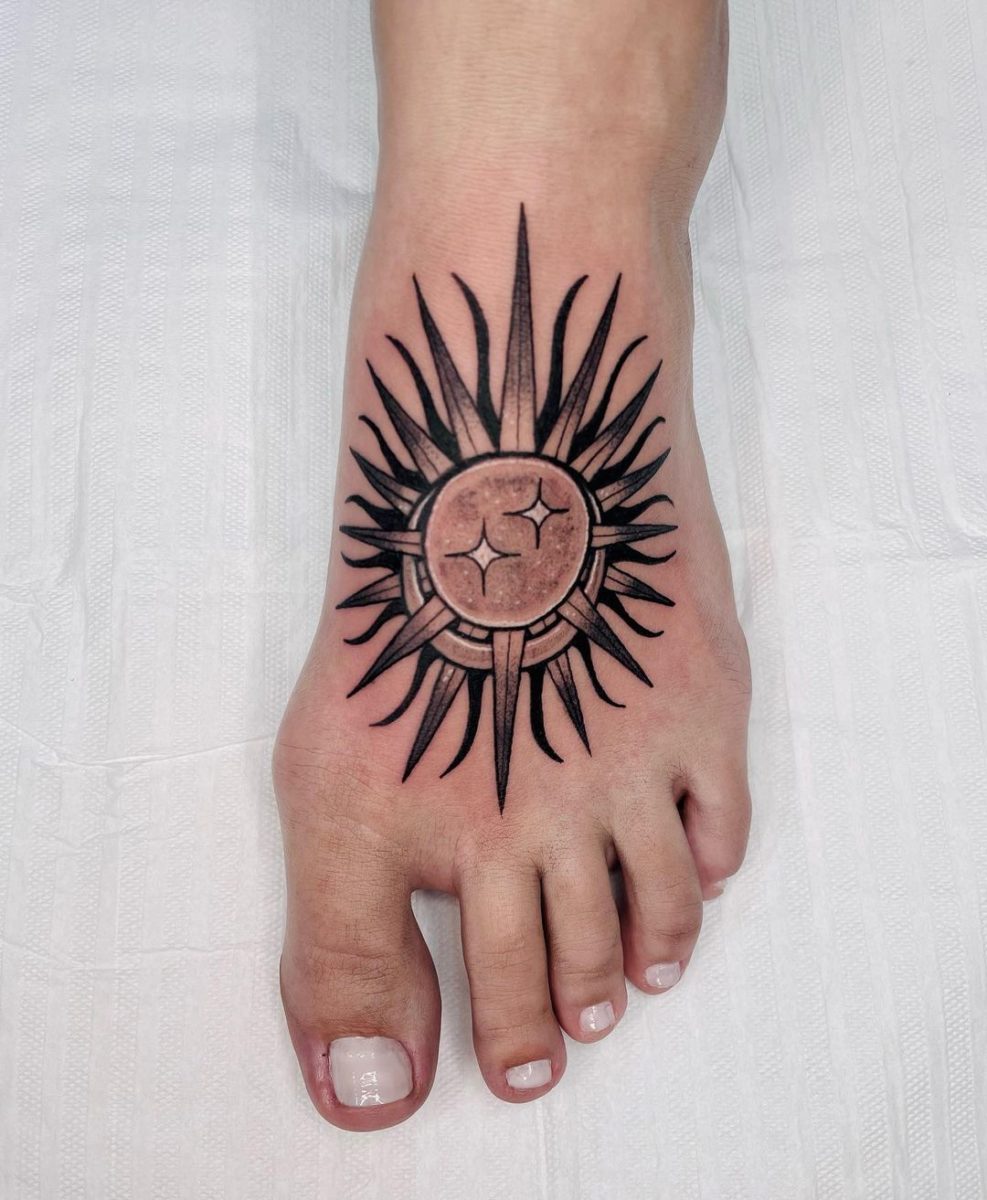 Sun and Moon Tattoo Ideas