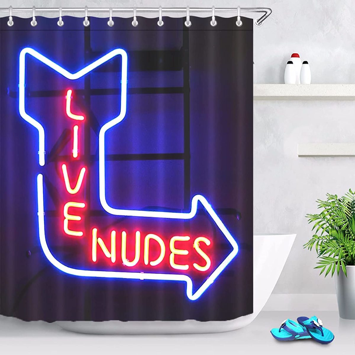 Funny Shower Curtains the Whole Family Will Get a Kick Out Of