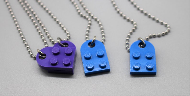 Lego Heart Necklace