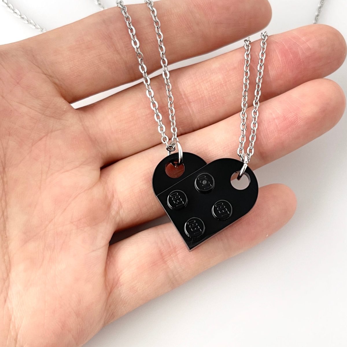 Lego Heart Necklace