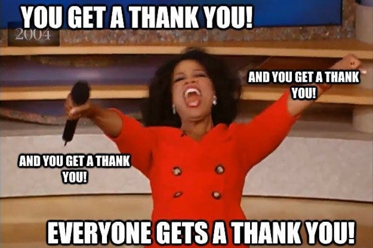 25 Thank You Memes That Deliver Gratitude and Laughter