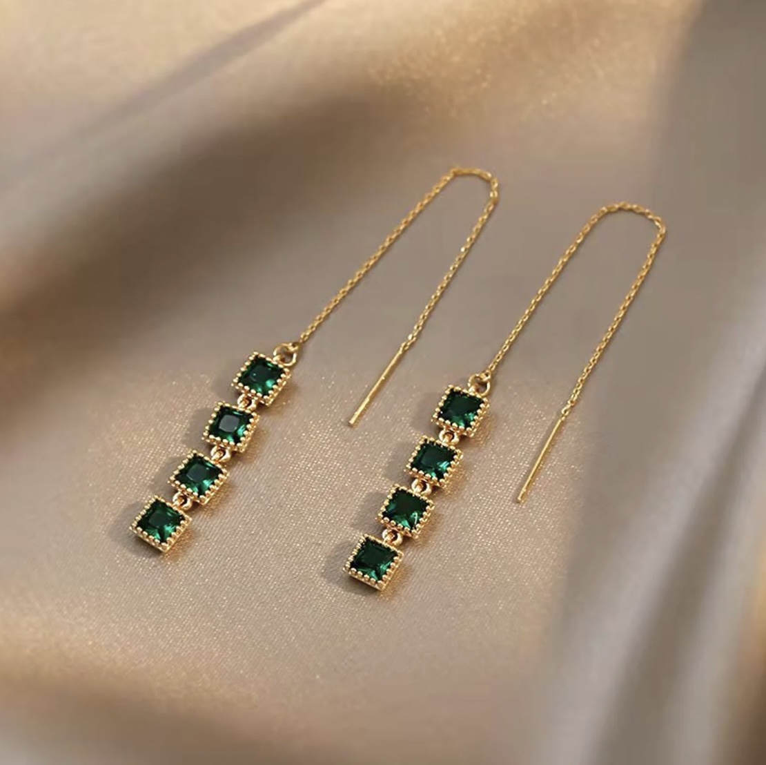 Emerald Earrings