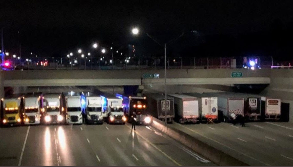 Remember This Image? This Is the Story Of How 13 Semi Trucks Restored America's Faith in Humanity