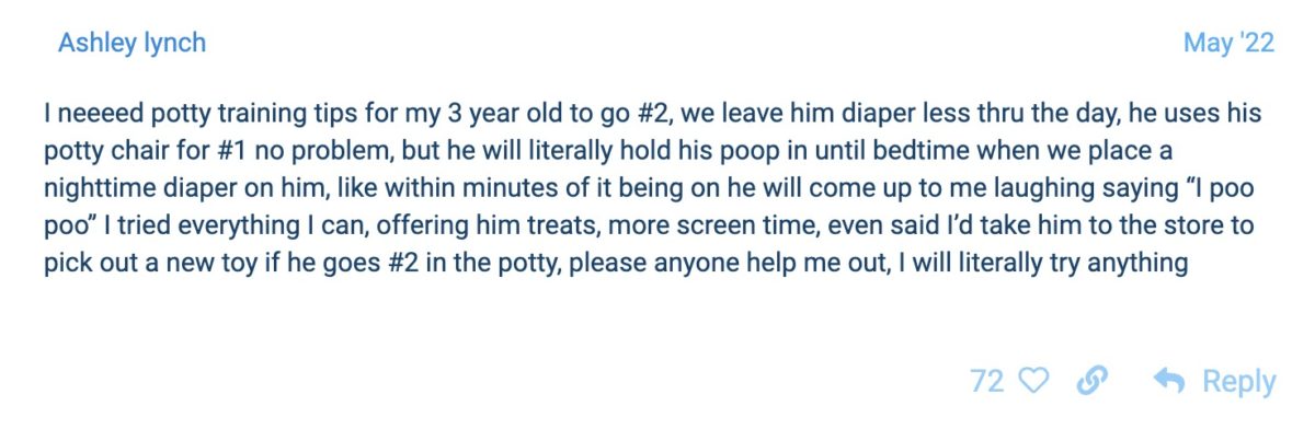 Potty training questions