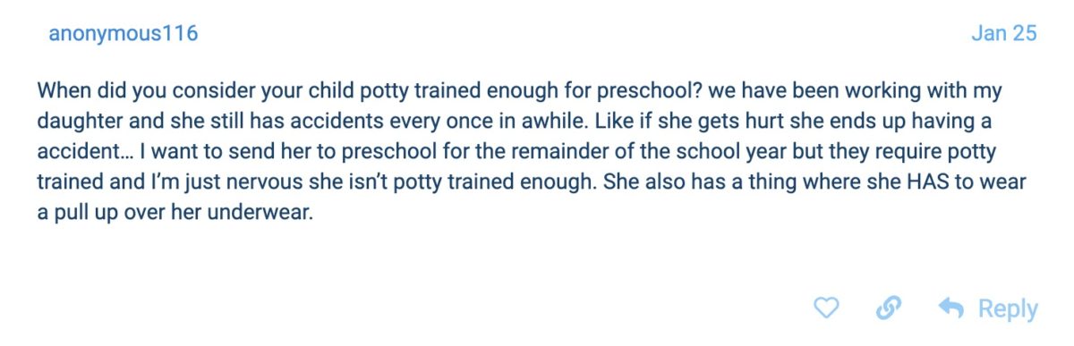 Potty training questions